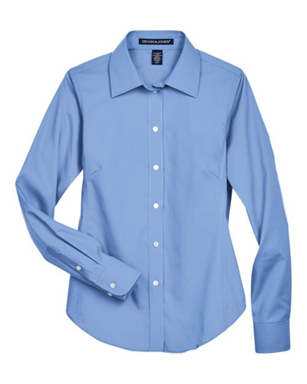 Devon & Jones® Womens Oxford Dress Shirt Cotton Polyester Classic Fit